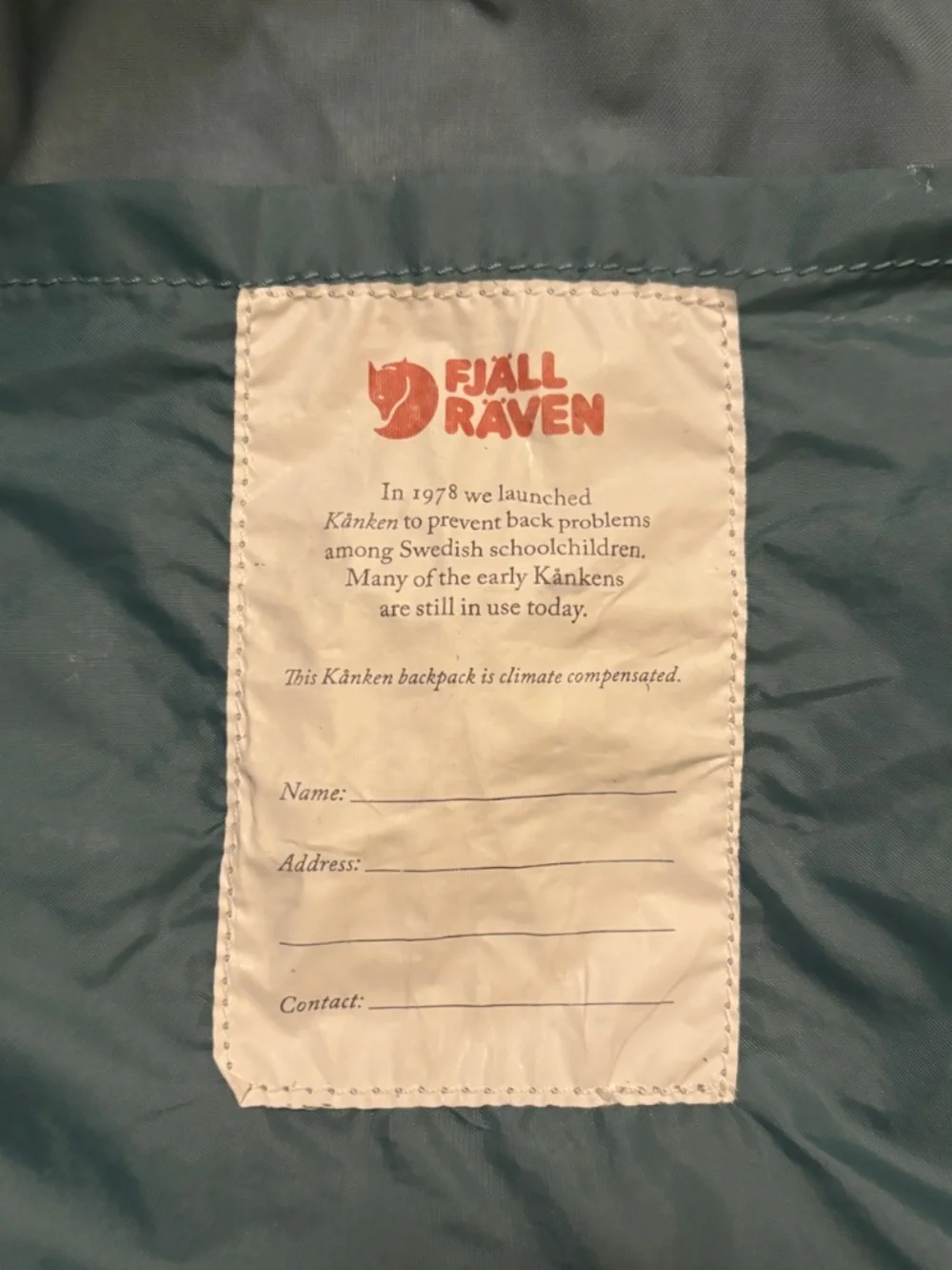 Fjallraven kanken backpack